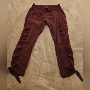 Prana Maroon Hiking Pants